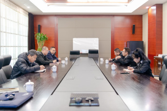 營口仙人島經濟開發區管委會主任王順調研康輝新材